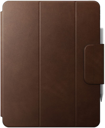 Nomad Фолио Флип Капак Кожен Издръжлив Кафяв Apple iPad Pro 13 M4 2024