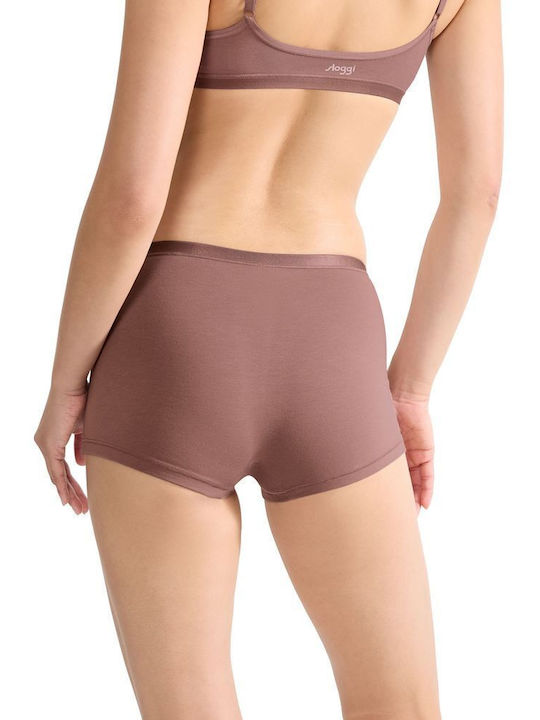 Βαμβακερά Women's Boxer 3Pack Cacao