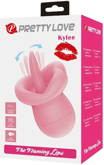 Pretty Love Tongue Mini Ρεαλιστικός Δονητής 10cm Ροζ