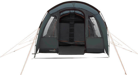 Easy Camp Skarvan 4 Camping Tent Tunnel Blue with Double Cloth 4 Seasons for 4 People 460x260x185cm