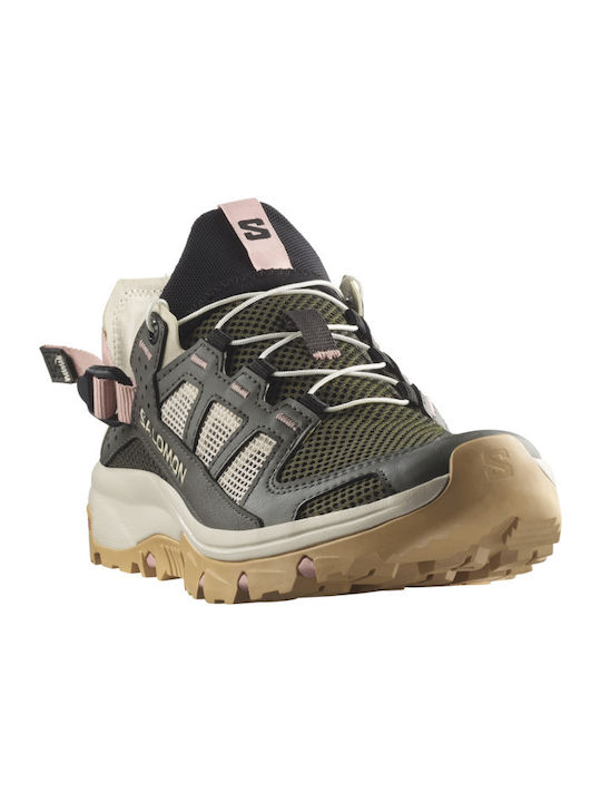 Techamphibian 5 Γυναικεία Αθλητικά Παπούτσια Trail Running Peat - Rainy Day - Hyma Pink