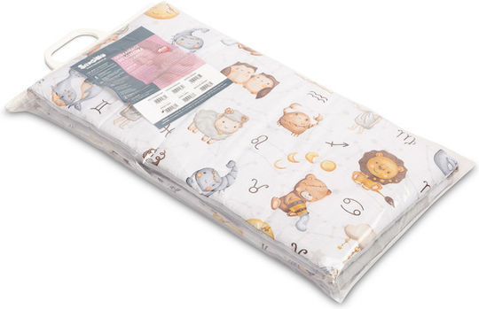 Sensillo Crib Bumpers Classic Inside grey 60x120cm