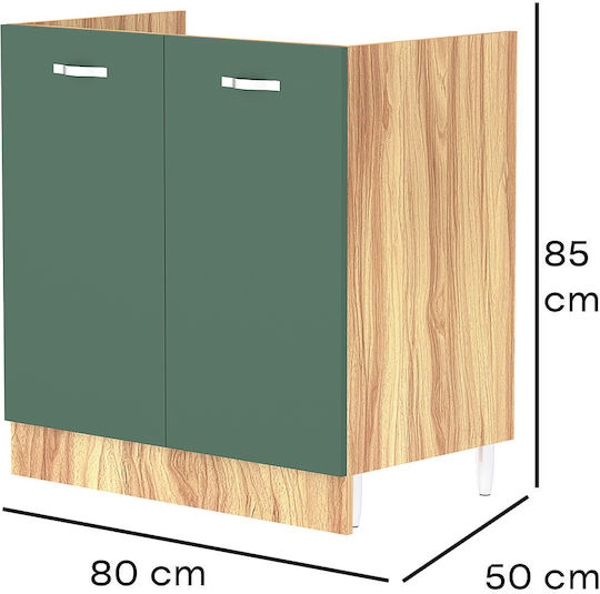 Dulap pentru Chiuvetă Green 80x50x85buc