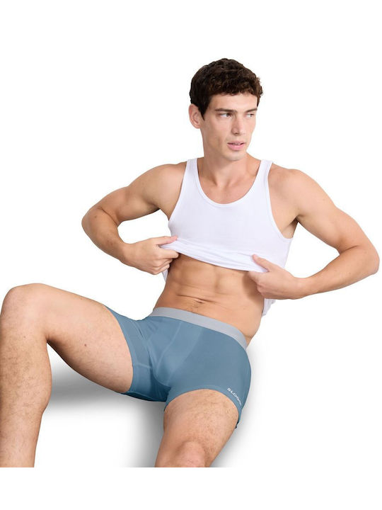Go Abc Men's Boxers Light Blue 2Pack
