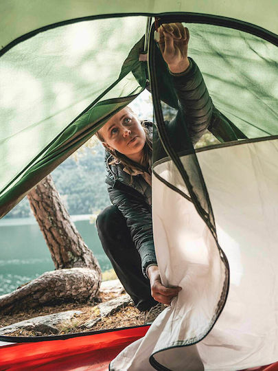 Robens Aster 2 Pro Camping Tent Igloo Mountaineering Green with Double Cloth 3 Seasons for 2 People Waterproof 4000mm 220x240x110cm
