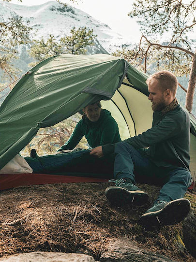 Robens Aster 2 Pro Camping Tent Igloo Mountaineering Green with Double Cloth 3 Seasons for 2 People Waterproof 4000mm 220x240x110cm
