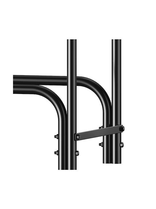 Bakaji Metallisch Regal Holzlagerung 200x36x115cm Bakaji Metallisch Regal Holzlagerung 200x36x115cm