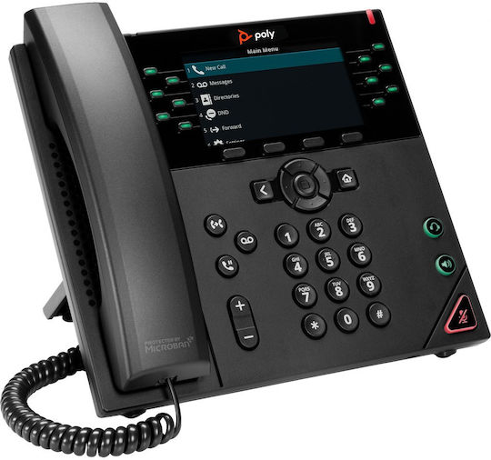 Poly Vvx 450 Ενσύρματο Τηλέφωνο IP Μαύρο
