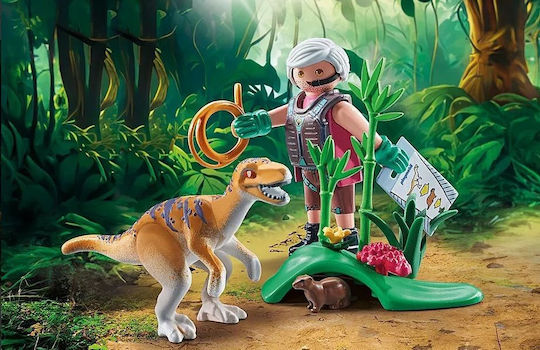 Playmobil Dinos Explorer & Velociraptor for 4-10 years old