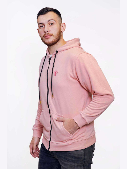 Sweatshirts Für Herren Mit Kapuze Warm Rosa