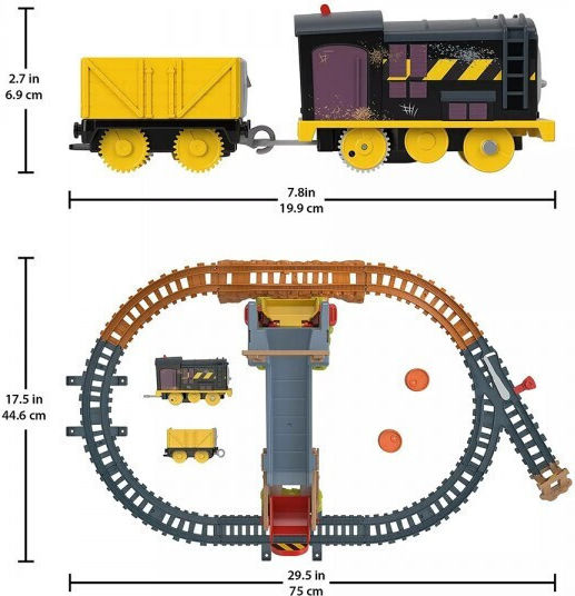 Fisher Price Thomas & Friends Πίστα Παράδοσης Φορτίων Με Τον Diesel Σετ με Τρενάκι για 3+ Ετών