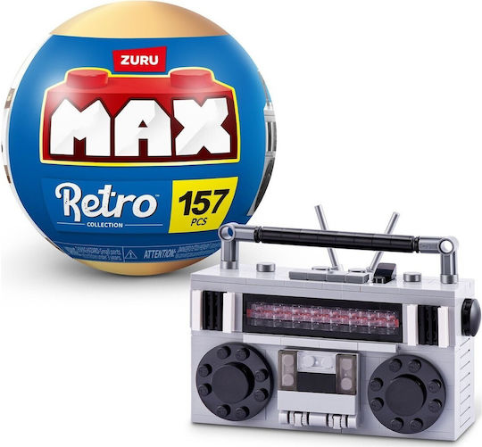 Zuru Max Build Retro Series Building Blocks for 8+ Years 1 Piece (Various Designs) 1pc