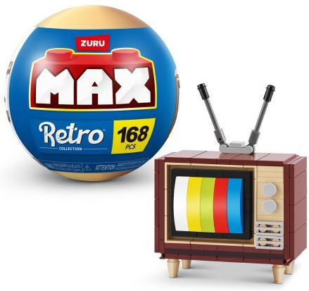 Zuru Max Build Retro Series Building Blocks for 8+ Years 1 Piece (Various Designs) 1pc
