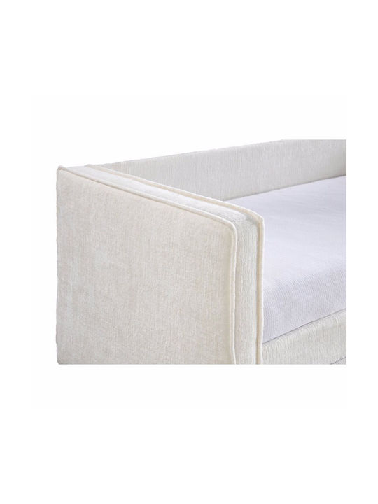 Calmo Διθέσιος Καναπές Κρεβάτι Cream 90x190εκ.