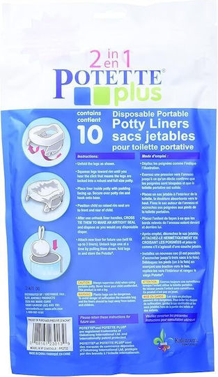 Potette Plus Potette Plus Töpfchen Nachfüllbeutel Für Graue 10 Stück