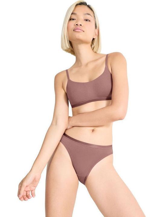 Women's Bra without Padding Cocoa