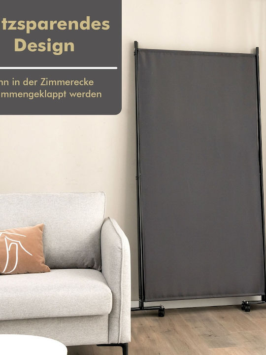 Costway Διακοσμητικό Παραβάν Μεταλλικό 262x180cm
