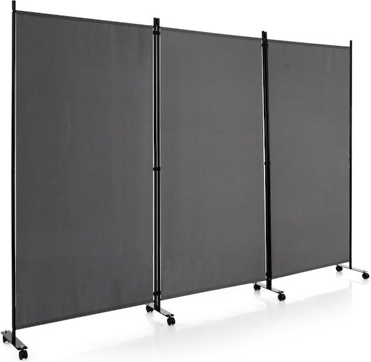 Costway Декоративен Параван Метален 262x180см