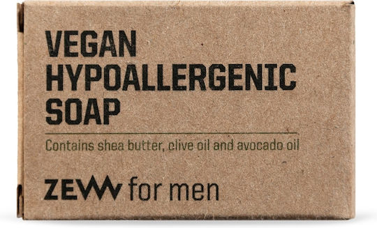 Zew For Men Vegan Hypoallergenic Soap Bar with Shea Butter & Olive Oil 85ml