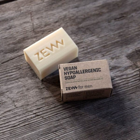 Zew For Men Vegan Hypoallergenic Soap Bar with Shea Butter & Olive Oil 85ml