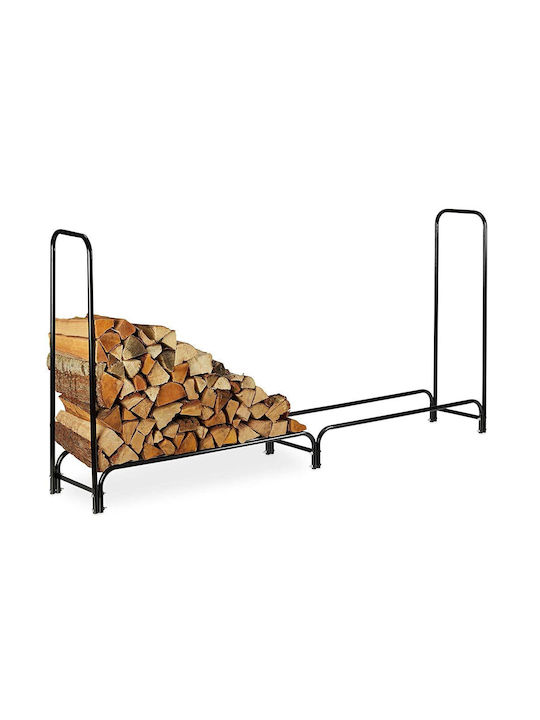 Bakaji Metallisch Regal Holzlagerung 240x35x120cm Bakaji Metallisch Regal Holzlagerung 240x35x120cm