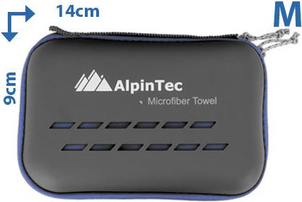 AlpinPro DryFast Πετσέτα Microfiber Προσώπου σε Θήκη Πράσινη 100x50εκ.