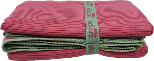 Solart Microfiber Body Towel 220gr/m² Pink 110x175cm