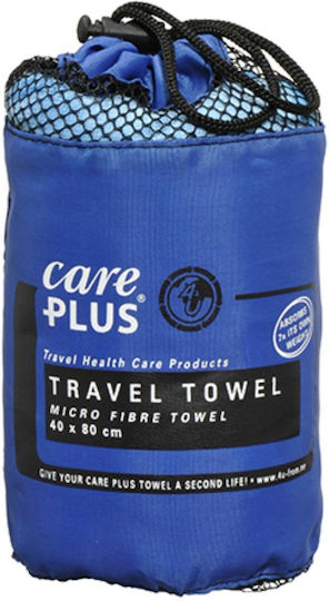 CarePlus Πετσέτα Microfiber Προσώπου σε Θήκη Μπλε 80x40εκ.