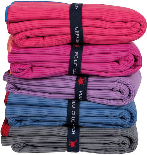 Greenwich Polo Club Πετσέτα Microfiber Σώματος 280gr/m² Μωβ 160x80εκ.