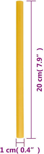 vidaXL Ράβδοι Σιλικόνης 210161 Κίτρινο 12τμχ