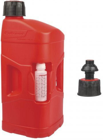 Polisport Fuel Container Double Position Plastic 10L Red