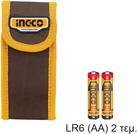 Ingco Μέτρο Laser HLDD1008 με Εύρος Μέτρησης 0.05m-100m
