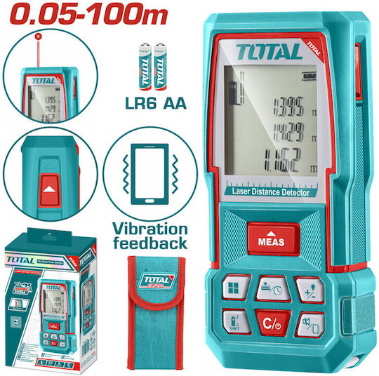Total Laser Distance Meter TMT51036 with Range up to 100m