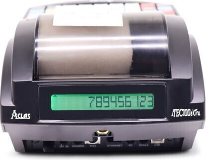 DataTec DTec-100 Extra Ταμειακή Μηχανή Εστιατορίου με Μπαταρία σε Μαύρο Χρώμα