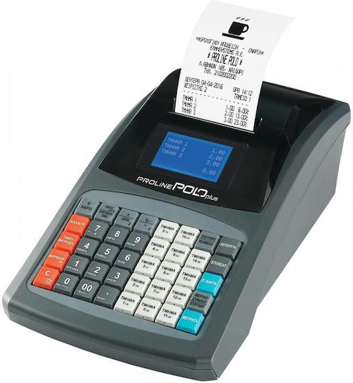 Proline Polo Plus Ταμειακή Μηχανή Εστιατορίου χωρίς Μπαταρία σε Γκρι Χρώμα
