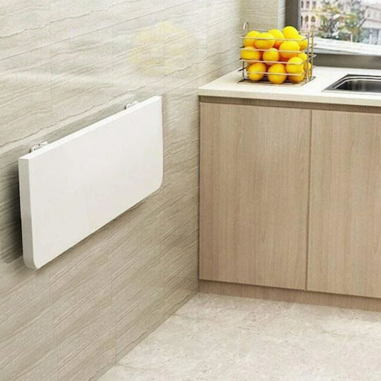 Shally Dogan Metal Microwave Oven Stand 80x60cm White