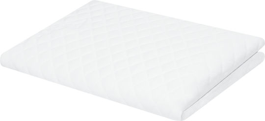Greco Strom Schutzauflage Halb-Doppel Wasserdicht mit Rock Safety Antibacterial Weiß 110x200cm