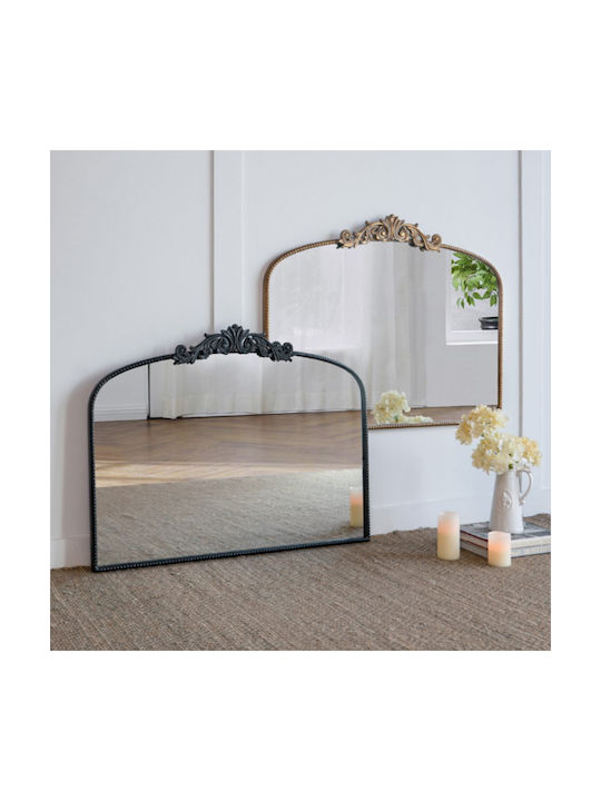 Artekko Oglindă de Perete cu Negru Ramă din Metalic 101.6x79.3cm 1buc