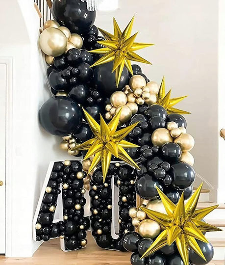 Balon Folie Stea Verde 46buc
