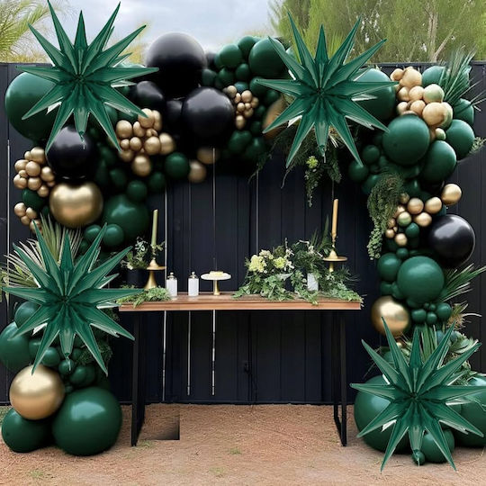 Balon Folie Stea Verde 46buc