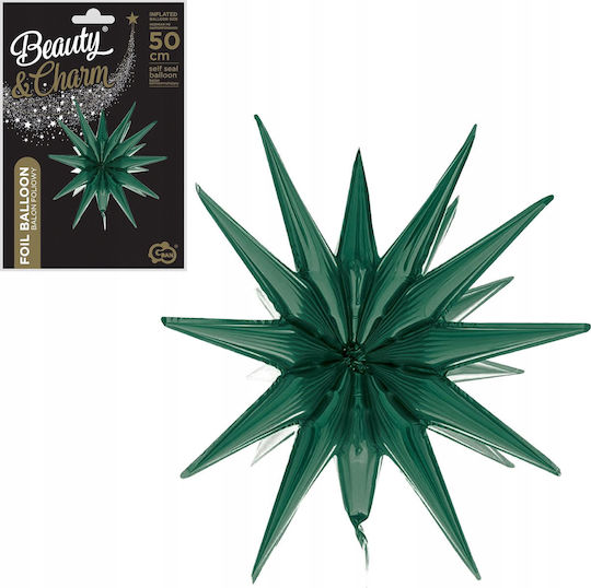 Balon Folie Stea Verde 46buc