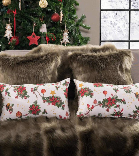 Teoran Christmas Decorative Rectangular Pillowcase Multicolored 30x50cm
