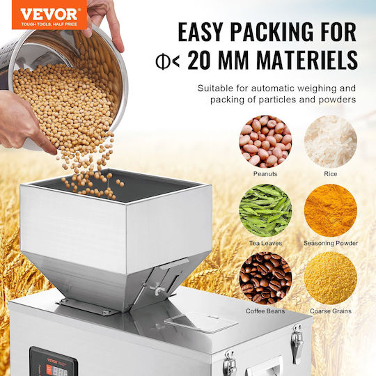 Vevor Automatic Weighing Filling Machine 10-500g for Bottles & Bags
