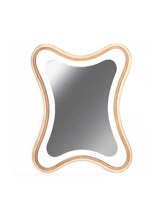Estheti Home Καθρέπτης Τοίχου Ξύλινος Καφέ 70x3x90cm 751-10013