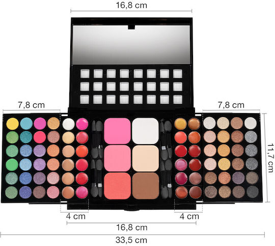 Kit de Machiaj Multifuncțional Sensopro 78 Culori