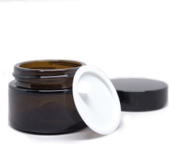 Βαζάκι Γυάλινο με Καπάκι 50ml