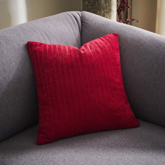 Gofis Home Christmas Decorative Square Pillowcase Red 43x43cm
