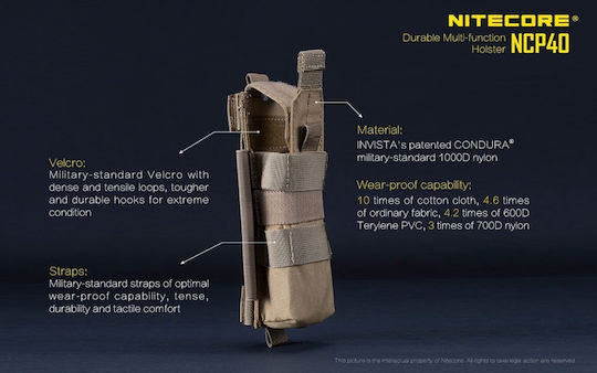 NiteCore ΝCP40 B Flashlight Case NCP40