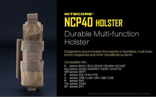 NiteCore ΝCP40 B Flashlight Case NCP40