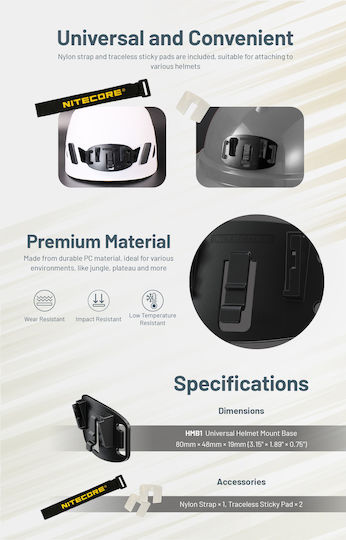 NiteCore Hlb20+hmb1s Halterung HLB20+HMB1